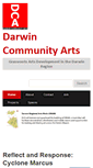 Mobile Screenshot of darwincommunityarts.org.au
